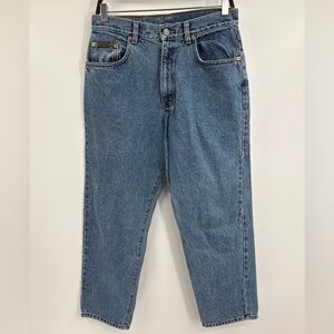 Calvin Klein Women’s Retro Vintage Y2K 90s Straight Blue Denim Jeans Size 31